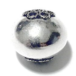 Sterling Silver Bead 18 mm 4.7 gram ID # 6483 - Click Image to Close