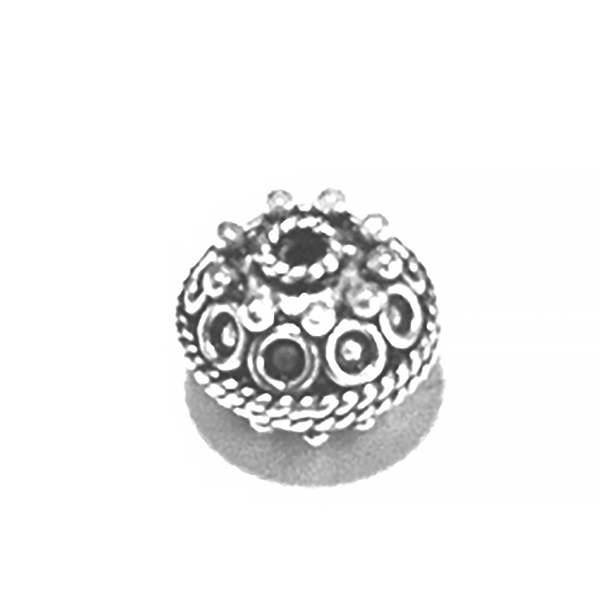 Sterling Silver Bead 10 mm 1.6 gram ID # 6490 - Click Image to Close