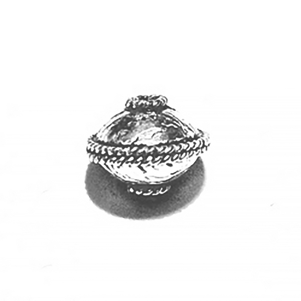Sterling Silver Bead 10 mm 1.8 gram ID # 6495 - Click Image to Close