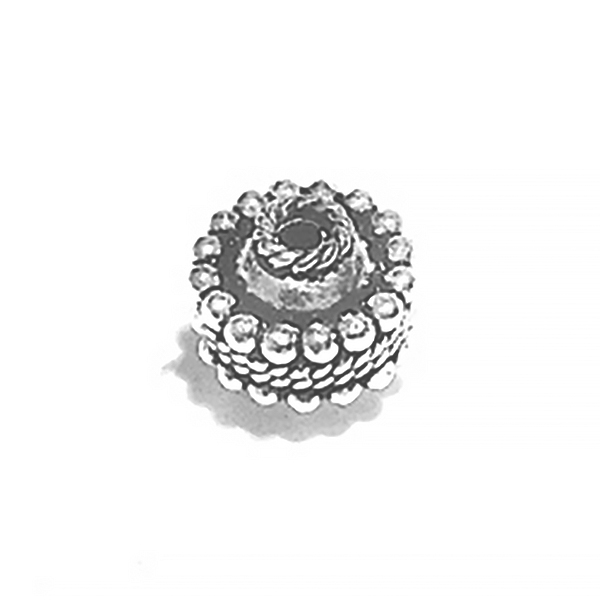 Sterling Silver Bead 8.5 mm 1.5 gram ID # 6504 - Click Image to Close