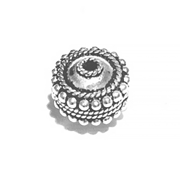 Sterling Silver Bead 11 mm 2.8 gram ID # 6505 - Click Image to Close