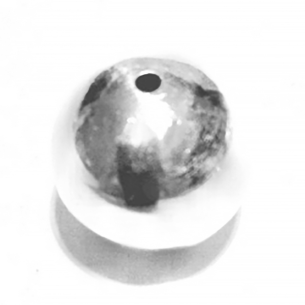 Sterling Silver Bead 20 mm 5 gram ID # 6519 - Click Image to Close