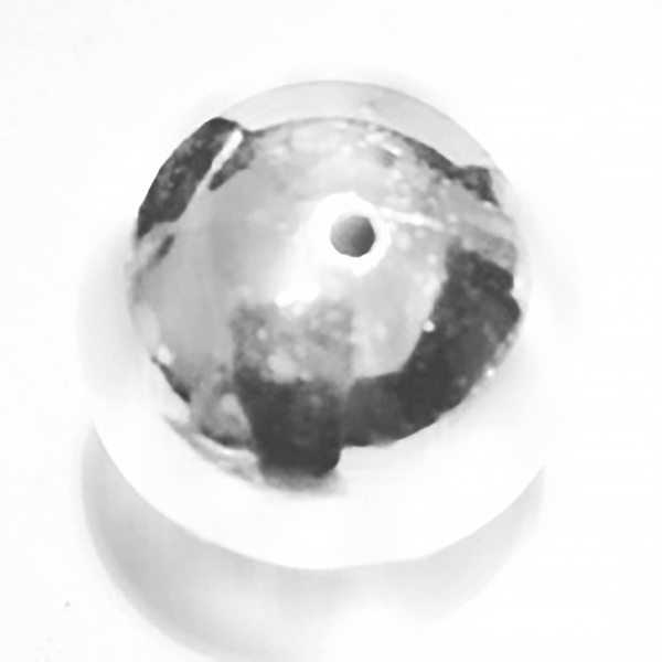 Sterling Silver Bead 25 mm 9.7 gram ID # 6520 - Click Image to Close