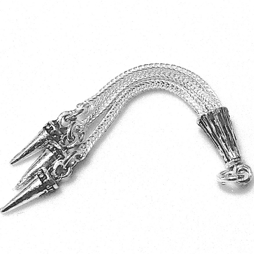 Turkish Sterling Silver Tassel 55 mm 3.7 gram ID # 6581 - Click Image to Close