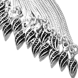Turkish Sterling Silver Tassel 6 in 15 cm 48 gram ID # 6744 - Click Image to Close