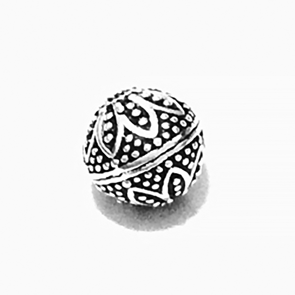 Sterling Silver Bead 10 mm 1.6 gram ID # 6780 - Click Image to Close