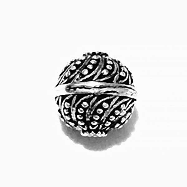 Sterling Silver Bead 10 mm 1.5 gram ID # 6781 - Click Image to Close