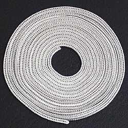 Antique Anatolian loop-in-loop silver chain for necklace 75 cm ID # 6823 - Click Image to Close