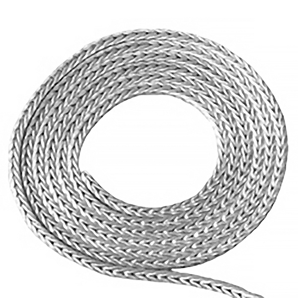 Antique Anatolian loop-in-loop thick silver chain for necklace 75 cm ID # 6831 - Click Image to Close
