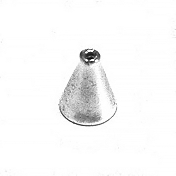 Sterling Silver Bead Cap Cone 10 mm 1 gram ID # 6860 - Click Image to Close