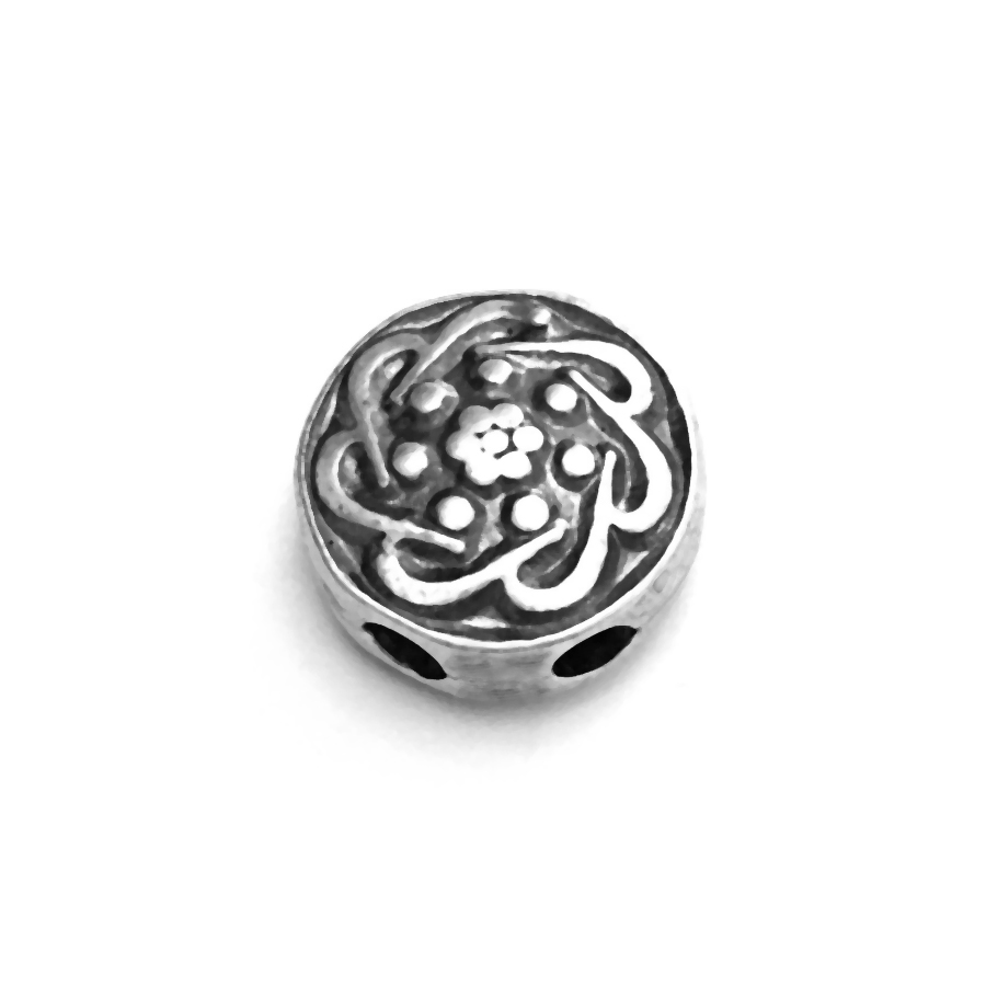 Sterling Silver Imame Bead for Tasbih 15 mm 4.2 gram ID # 6946 - Click Image to Close