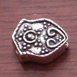 Sterling Silver Bead Imame 17 mm 4 gram ID # 2729