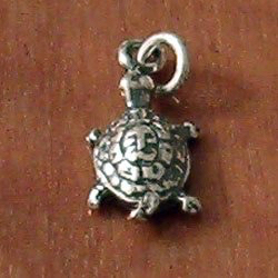 Sterling Silver Charm Tortoise 18 mm 1.1 gram ID # 3938