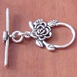 Sterling Silver Toggle Clasp 23 mm 3 gram ID # 4080