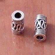 Sterling Silver Tubular Bead Spacer 5-9 mm 1 gram ID # 4091