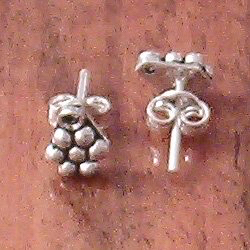 Pair of Sterling Silver Blank Post Stud Earrings 5 mm 1.2 gram ID # 4487