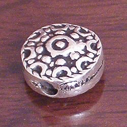 Sterling Silver Bead Imame 15 mm 5.1 gram ID # 4490