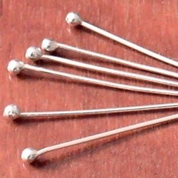 Lot of 7 Silver Wire Pin Needle Gauge 20 0.7 mm 1 gram ID # 4507