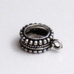Sterling Silver Rondelle Spacer Bead 1 cm 1.6 gram ID # 4933