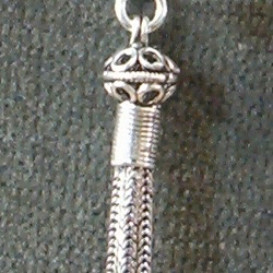 Turkish Sterling Silver Bead Tassel 5 cm 4 gram ID # 5559