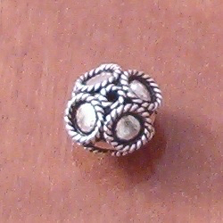 Sterling Silver Beads 11 mm 1.4 gram ID # 5646