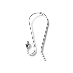 2 pairs of Sterling Silver Blank Fish Hook Earrings 2 cm 1.6 gram ID # 5787