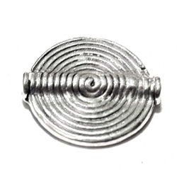 Sterling Silver Rondelle Bead Spacer 15 mm 2.2 gram ID # 6422