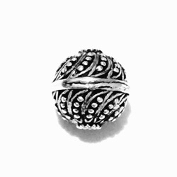 Sterling Silver Bead 10 mm 1.5 gram ID # 6781