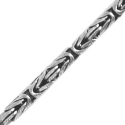 Intricate sterling silver chain for bracelet 18 cm ID # 6832