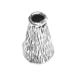 Sterling Silver Bead Cap Cone 15 mm 2 gram ID # 6848
